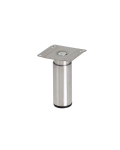 Rev Pied de meuble - Aspect Acier Inoxydable
