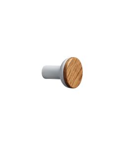 Bis Bouton - Bois / Blanc Mat