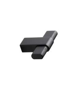 Crossing T Bouton - Noir