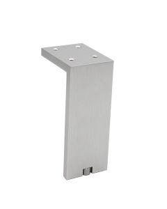 Fonda Pied de meuble - Aspect Acier Inoxydable