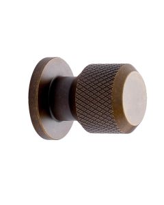 Manor Round Bouton - Laiton Antique