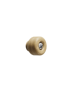 Nola Bouton - Chêne / Acier inoxydable