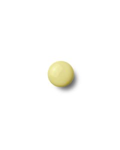 Bouton / Crochet en porcelaine Plain - Jaune - Anne Black