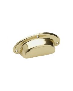 Poignée Coquille 1843 - Laiton poli - Beslag Design