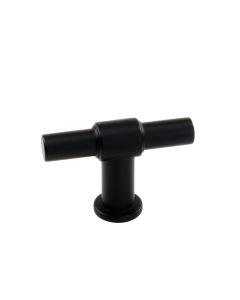 T-Type Bouton - Noir Mat
