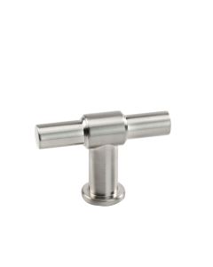 T-Type Bouton - Aspect Acier Inoxydable