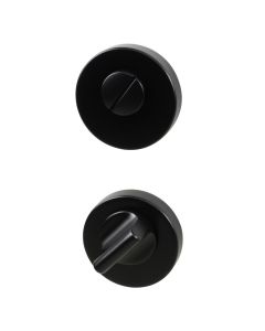 Rosace de porte de toilette R-E - Noir