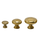 Brass oval knob
