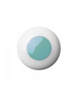 Bouton / Poignée en porcelaine Dot - Bleu clair - Anne Black
