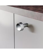 Hjo Bouton - Aspect Acier Inoxydable