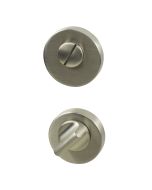 Rosace de porte de toilette R-E - Aspect Acier Inoxydable