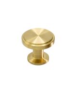 Uno Bouton - Laiton Brossé sans revêtement - 30 mm