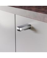 Visby Bouton - Aspect Acier Inoxydable - 40 mm